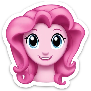 Pinkie pie my little pony sticker