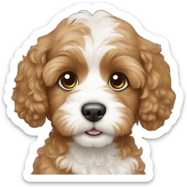 cavapoo puppy sticker