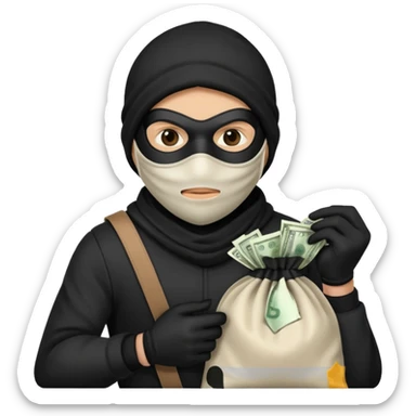 A thief sticker