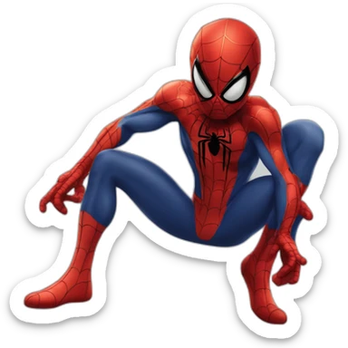 Dracaufeu melange spiderman sticker
