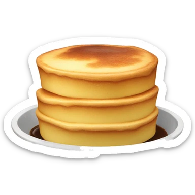 Souffle pancake sticker
