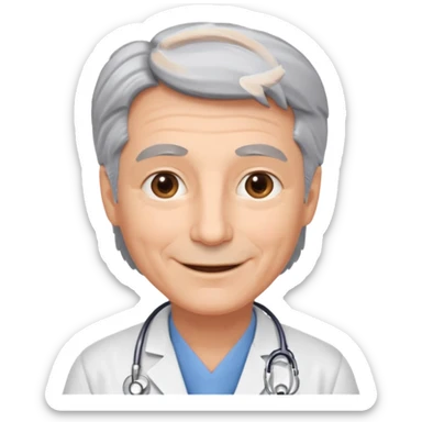 make an experienced doctor emoji  sticker