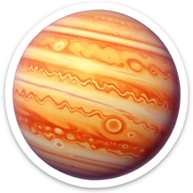 Mercury planet realistic sticker