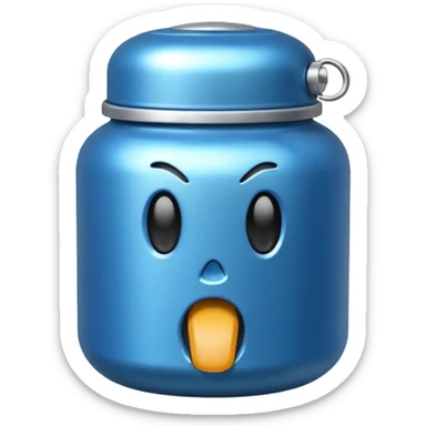 monster inc scream canister sticker