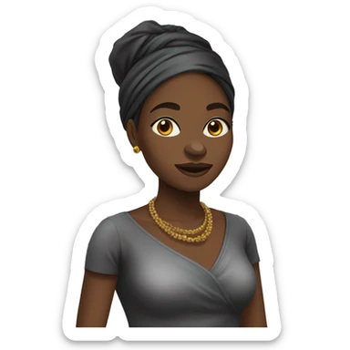 Congolese Woman sticker
