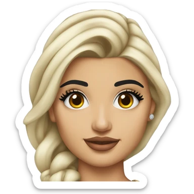 Kylie Jenner as an aristocrate sticker