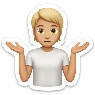 Put this smirking emoji 😏 on top of this shrugging one 🤷‍♂️ sticker