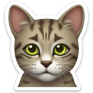 Gato 🐱 virando zumbi sticker