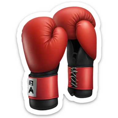 kickboxing gloves sticker