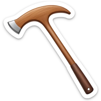 A throwing stick carved from hardwood, slightly curved for flight.













 sticker