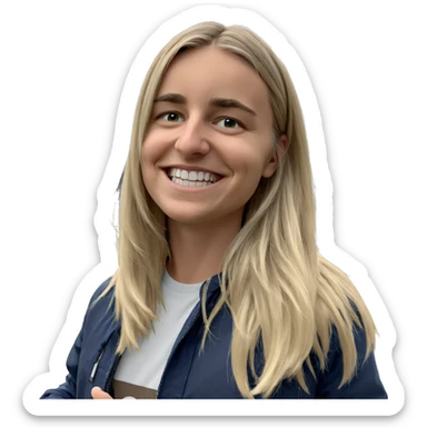 blonde boy smiling outdoors sticker