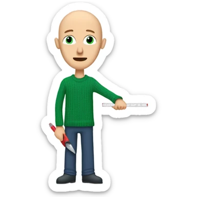baldi from baldi's basics sticker