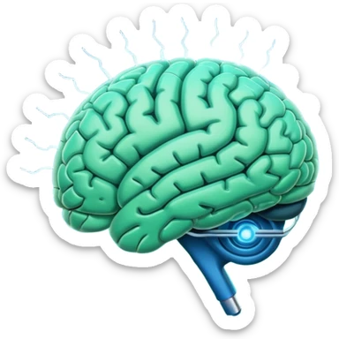 Brain signal sticker