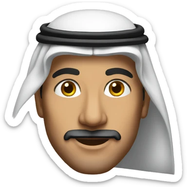 Gulf Arab businessman sticker