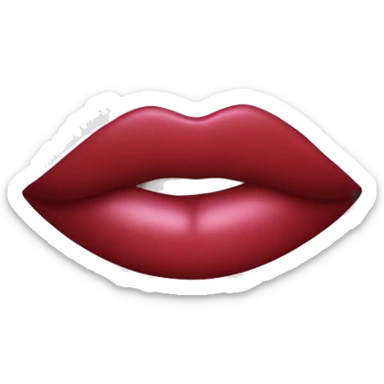 cosmetologist lips sticker