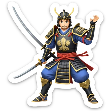 Samurai warriors sticker