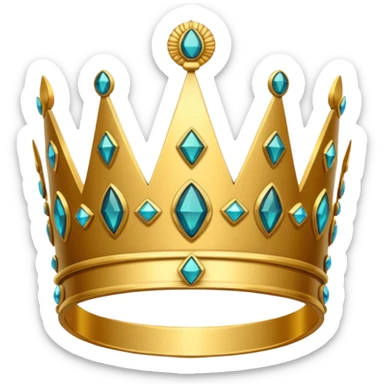 Cleopatra's crown sticker