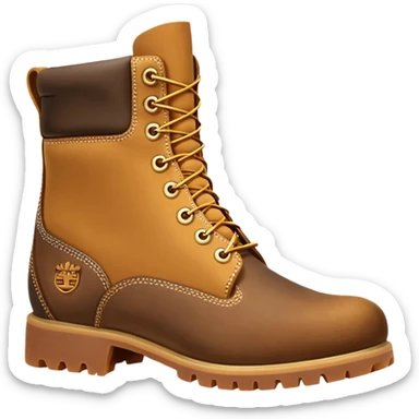 Сделай пару ботинок Timberland в классической расцветке sticker