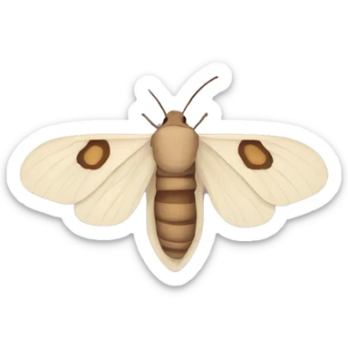 Moth  sticker