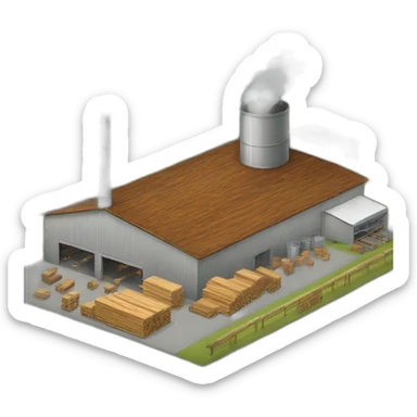 modern lumber factory sticker