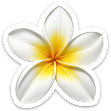 Frangapani sticker