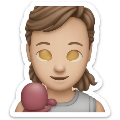 Personne qui embrasse une personne sticker