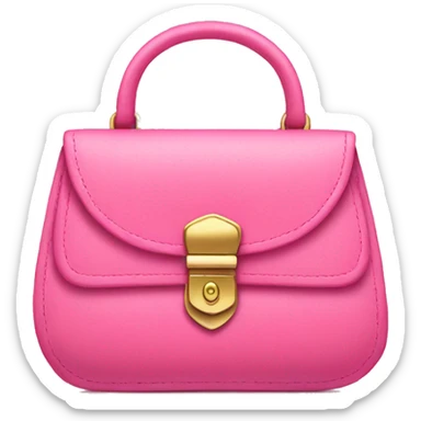 pink purse sticker