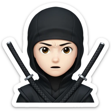 Ninja corazon sticker