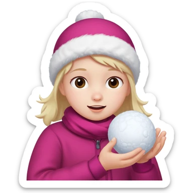 a kid playing snowball
























































 sticker