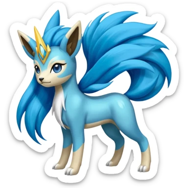 Meloetta-Manectric-Suicune-Cobalion-fusion sticker