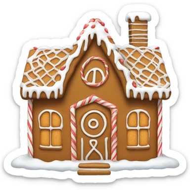 Gingerbread house  sticker