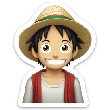 Luffy Palestine  sticker