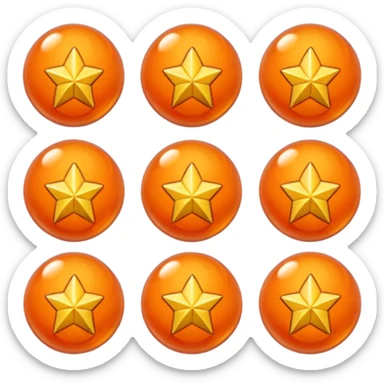 Las 7 esferas del dragón  sticker