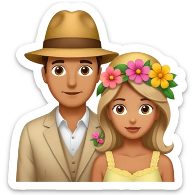 Boyfriend and girlfriend  sticker