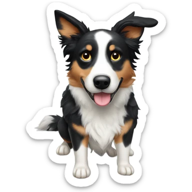 Australian cattle dog border collie mix sticker