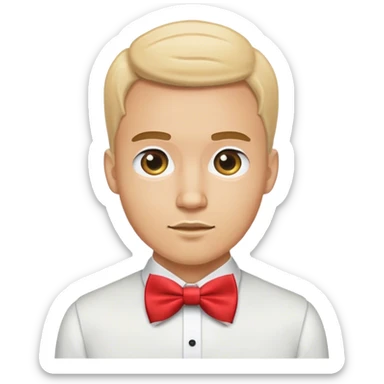 bow-tie polish man sticker