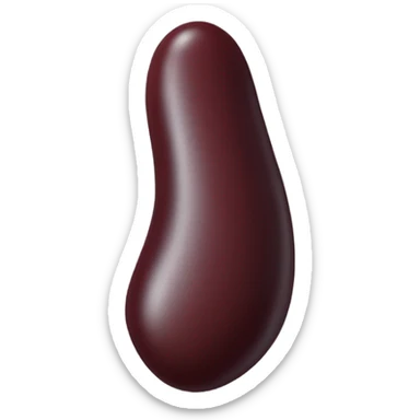 Kidney bean sticker