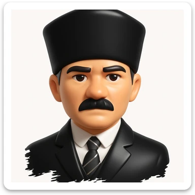 Convert the uploaded image into a 3D Apple-style emoji — preserve the key shapes, colors, and overall composition of the original image. Simplify the forms into clean. Apply glossy textures, soft lighting, smooth shading, and render everything in Apple emoji style on a clean white background

 sticker