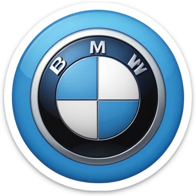 Create BMW logo Emoji sticker