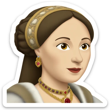 Queen catherine of Aragon details  sticker