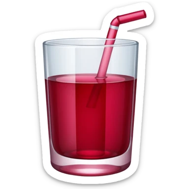 cranberry juice sticker