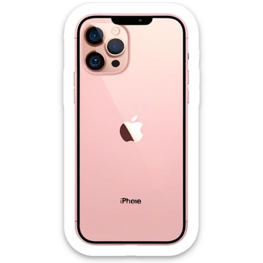 Light pink iPhone 14 Pro  sticker