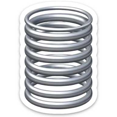 basic bonnell spring coil sticker