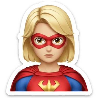 Flash super hero women blonde sticker