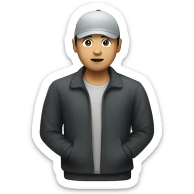 asian IT guy mysterious sticker