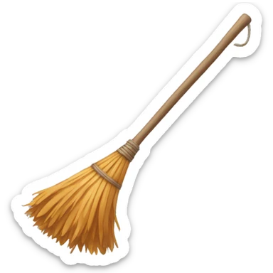 Broomstick sticker