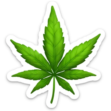 weed with smoke sticker