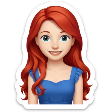 Anna from the Frozen movie sticker
