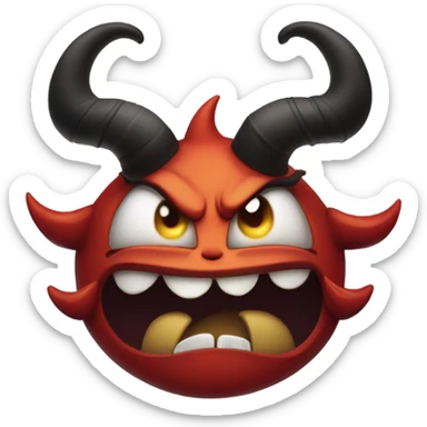 evil emoji secret sticker