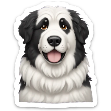Great Pyrenees Newfoundland mix sticker